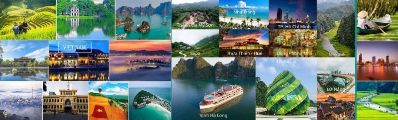 Một bức ảnh collage hoặc sắp xếp các món ăn đặc trưng có thể tìm thấy ở hoặc gần Khu Du Lịch Suối Tiên TP.HCM (ví dụ: cơm tấm, bún bò) và Suối Tiên Mũi Né (ví dụ: bánh căn, lẩu thả, hải sản nướng)